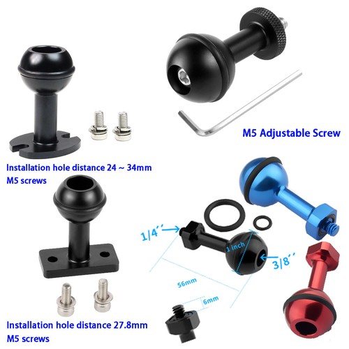 Per gopro mount staffa - 1/4",