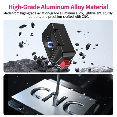 Supporto alluminio a 3 - qr, in